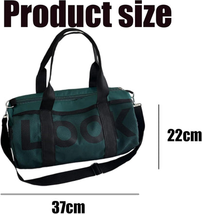 Gym Bag Smal, Small Holdall, Mini Gym Bag, Water Resistant Carry on Bag Sport Travel Training Journey, Overnight Travel Weekend Holdall Bags Fitness Handbag for Workout